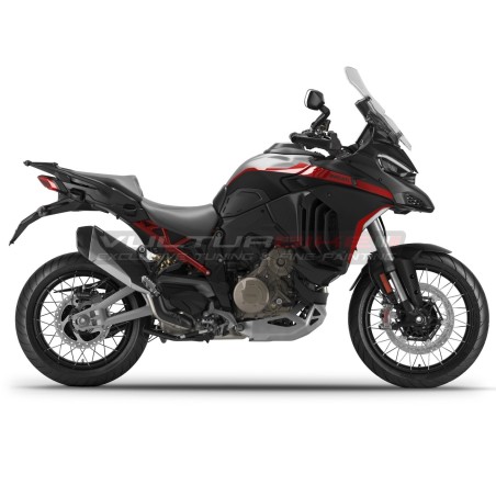 Original Seitenteile schwarz-rote Version - Ducati Multistrada V4 Rally