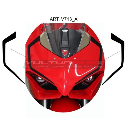 2 Windshield stickers - Ducati Panigale V4 / V4S / V4R / V2 2020