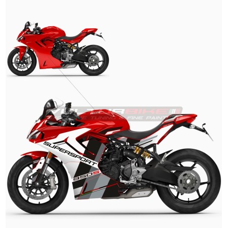 Kit completo de pegatinas para moto roja - Ducati Supersport 950 / 950S
