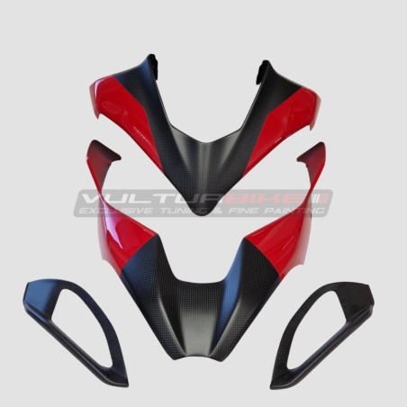Frontale completo carbonio personalizzato - Ducati Multistrada V4 / V4S / Rally 