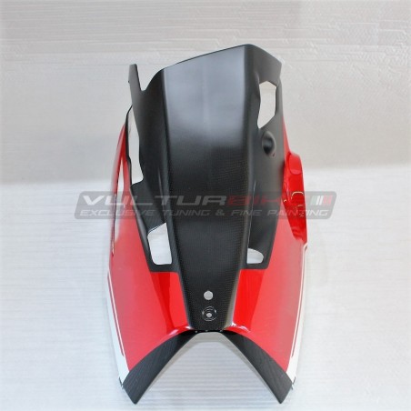 Carbon lower tank for Akrapovic exhaust|FULLSIXCARBON - Ducati Panigale V4 Speciale