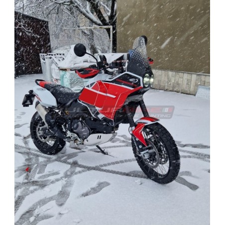 Ensemble complet de décalcomanies sport design noir rouge - Ducati DesertX