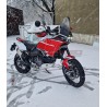 Complete set of sport design decals black red - Ducati DesertX