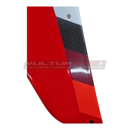 Parabrisas de carbono de diseño personalizado compatible con Ducati Panigale V4