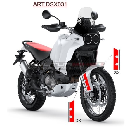 Stripe Design Stickers for Front Fender - Ducati DesertX