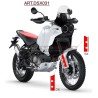 Streifen-Design-Aufkleber für vorderen Kotflügel - Ducati DesertX