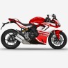 Komplettes schwarz-weißes Abziehbild-Set - Ducati Supersport 950 / 950S