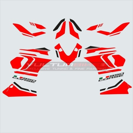 Kit completo decalcomanie rosso - Ducati Supersport 950 / 950S