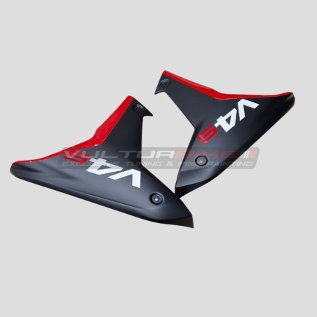 Pannelli laterali originali con V4 bianco - Ducati Multistrada V4S 
