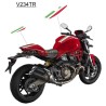 Kit autocollants design tricolore - Ducati Monster 821 / 1200 / 1200S