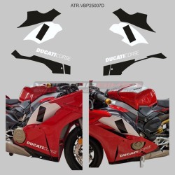 Éléments décoratifs personnalisés pour carénages Ducati latérale Panigale V4