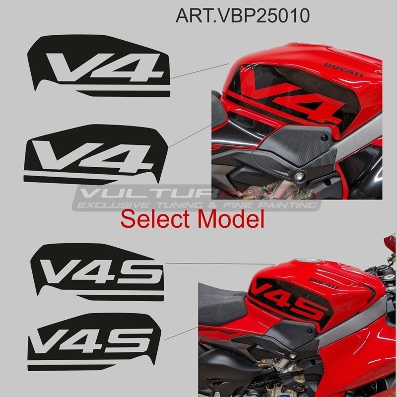 Dekorative Abziehbilder für Ducati Panigale und Streetfighter V4 V4S Panzer