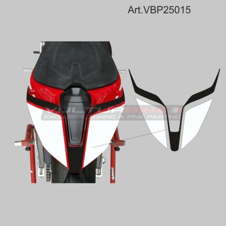 Elementi decorativi con portanumero per codino Ducati Panigale / Streetfighter V4
