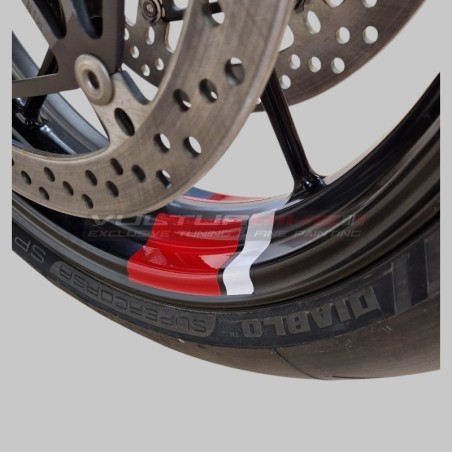 Pegatinas compatibles con Panigale Ducati canal de rueda y Streetfighter V4 / V4S / V4R