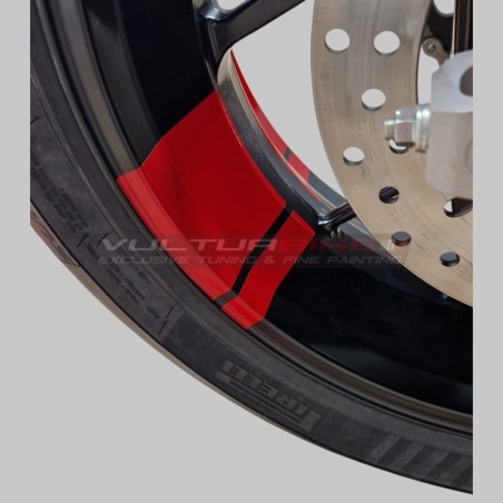 Adesivi decorativi per canale ruota Ducati Panigale e Streetfighter V4 / V4S / V4R