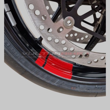Adesivi decorativi per canale ruota Ducati Panigale e Streetfighter V4 / V4S / V4R