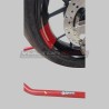 Pegatinas decorativas personalizables para canal de rueda Ducati Panigale y Streetfighter V4 / V4S / V4R