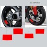 Individualisierbare dekorative Aufkleber für Radkanal Ducati Panigale und Streetfighter V4 / V4S / V4R