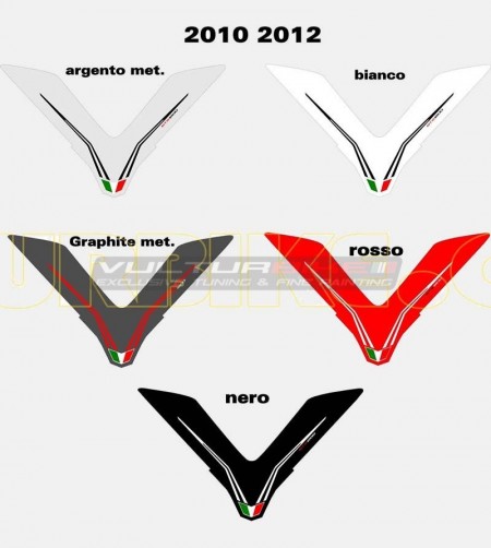 Windshield sticker in the colour of your choice - Ducati Multistrada 1200 2010 / 2014 