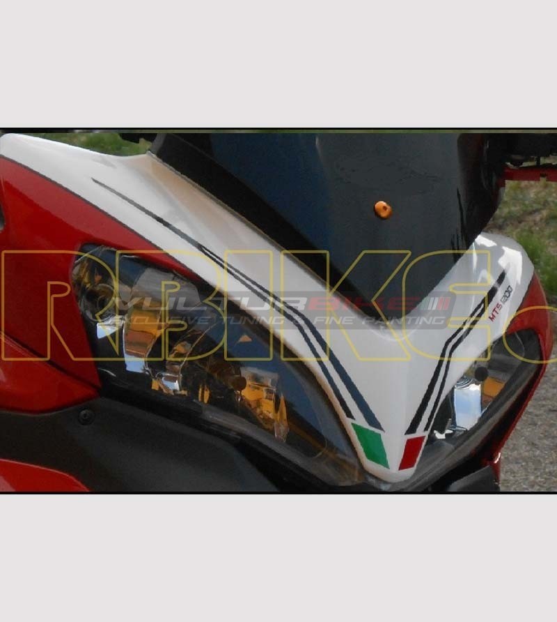 Autocollant pour bulle couleur de votre choix - Ducati Multistrada 1200 2010 / 2014 