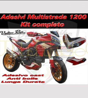 Kit de pegatinas personalizados - Ducati Multistrada 1200 2010/14 