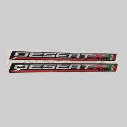 Coppia di adesivi resinati 3D universali - Ducati DesertX 