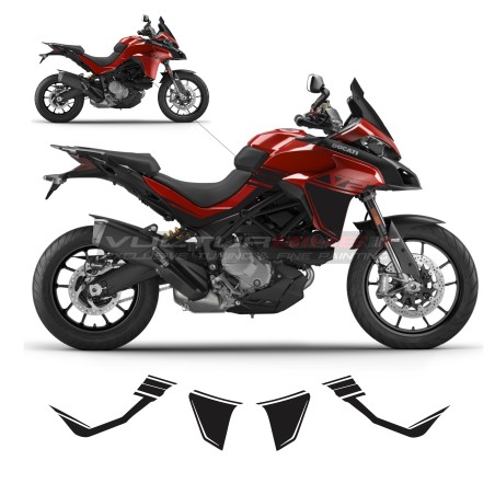 Single-color adhesive graphics for Ducati Multistrada V2 / V2S