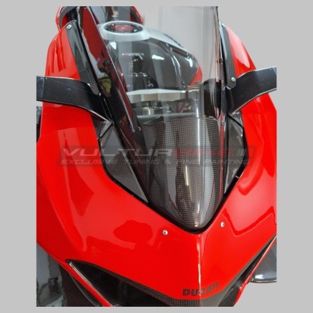 Carbon windshield increased by 30mm light smoke - Ducati Panigale V4