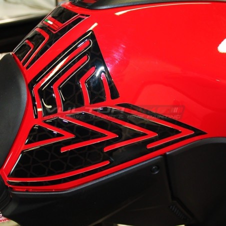 Lot de protecteurs de réservoir recouverts de résine 3D - Ducati Multistrada V4