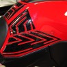 Lot de protecteurs de réservoir recouverts de résine 3D - Ducati Multistrada V4