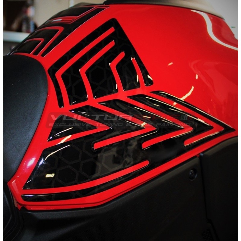 Set aus 3D-harzbeschichteten Tankprotektoren - Ducati Multistrada V4