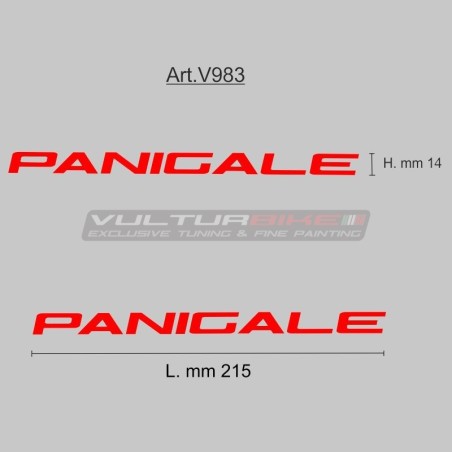 Paire de stickers - Panigale - différents modèles Ducati