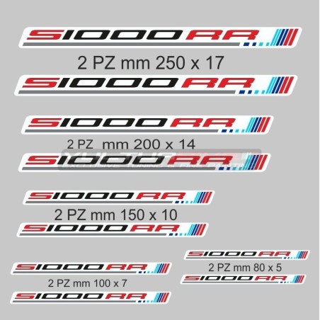 Kit de pegatinas para diversas decoraciones - BMW S1000RR