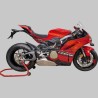 Kit complet de graphiques adhésifs « racing » pour carénages Ducati Panigale V4