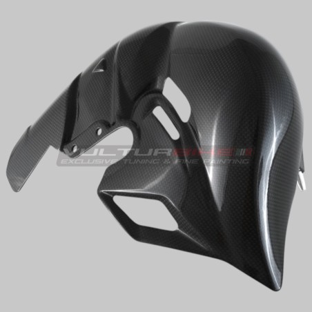 Original Ducati Panigale V4 manifold exhaust protection - carbon