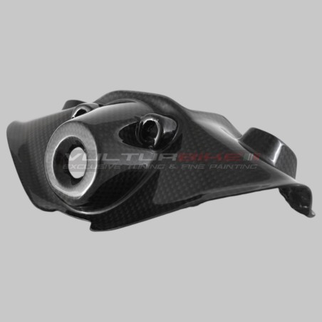 Cubierta de bloque de llave Panigale V4 Ducati - carbono