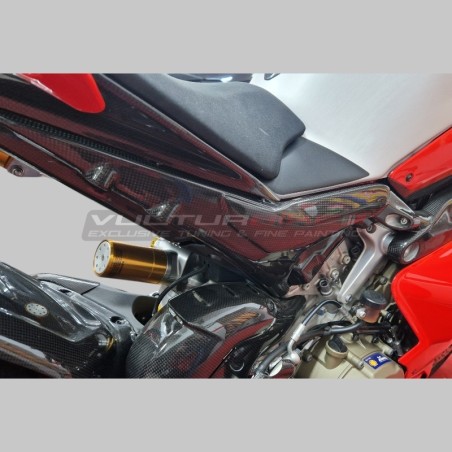 Protectores de marco de subseal de carbono|FULLSIXCARBON - Ducati Panigale V4 / V4S / V4R