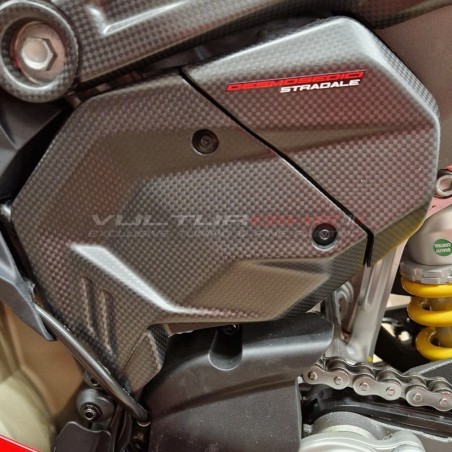 Set coperture testa motore destra e sinistra Ducati Panigale / Streetfighter V4 - carbonio