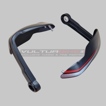 Carbon handguards new sport line for Ducati Multistrada