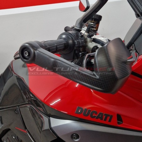 Carbon handguards new sport line for Ducati Multistrada