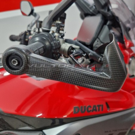 Carbon handguards new sport line for Ducati Multistrada