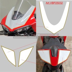 Kit adesivi tabelle portanumero - cupolino e codone - Ducati Panigale V4
