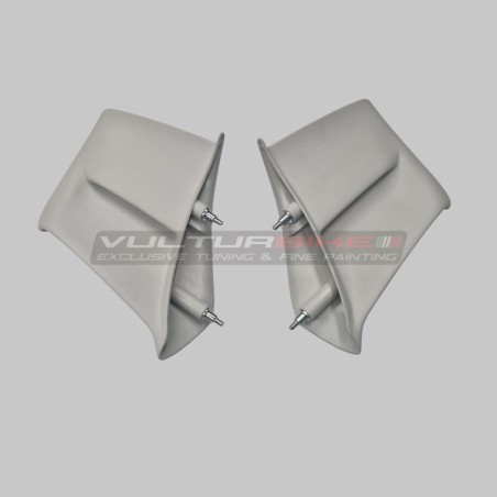 Pair of original wings in unpainted plastic fibres - Ducati Panigale V4 / V4S