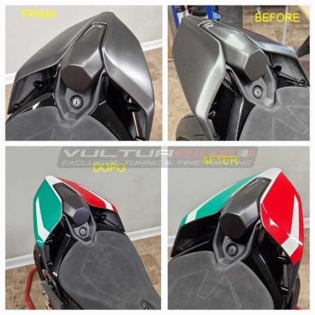 Set adesivi dal design tricolore per codone - Ducati Panigale e streetfighter V4