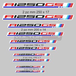 Selbstklebende Logos - verschiedene Größen - BMW R1250 GS