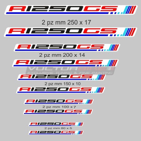 Logos adhésifs - différentes tailles - BMW R1250 GS