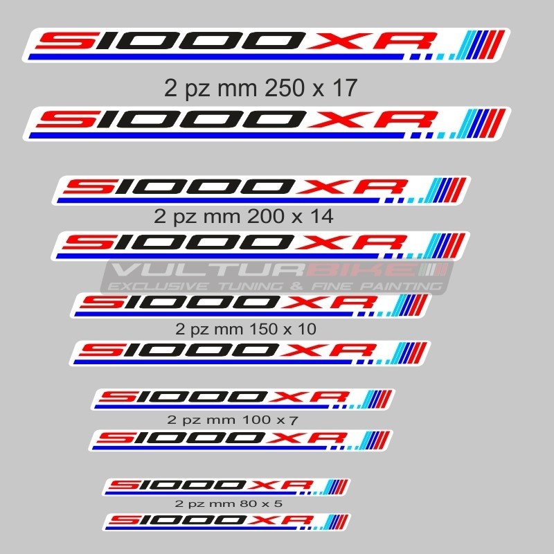 Stickers - 10 pieces various sizes - BMW S1000XR