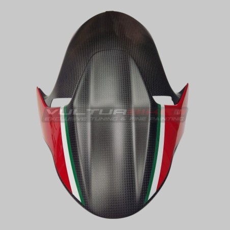 Carbon Schutzblech mit italienischer Trikolore - Ducati Panigale und Streetfighter V2 / V4