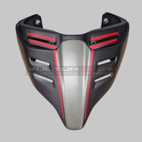 Nueva línea de cola de carbono para Ducati Streetfighter V2 verde tormenta