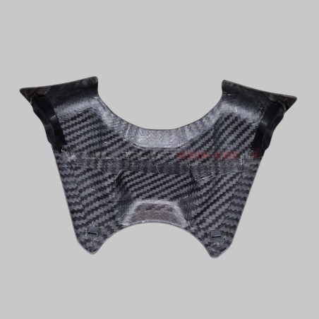 Custom line carbon battery cover for Ducati Panigale V4